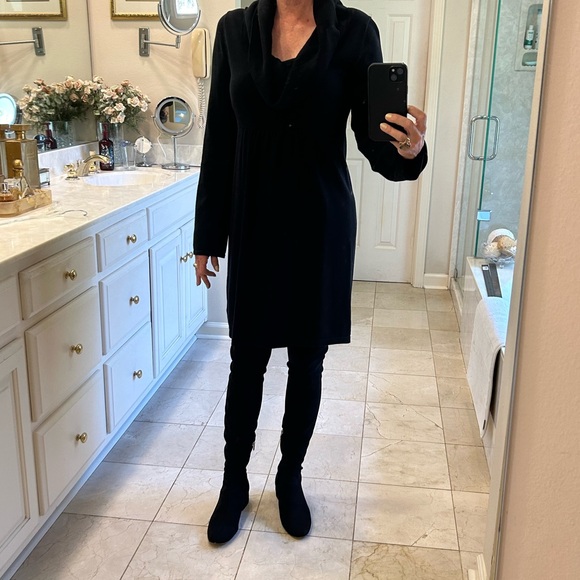 Thigh High Boots, Black Suede by Dolce Vita, Short Heel, 27.5” tall, Sz 8.5 - Picture 13 of 15